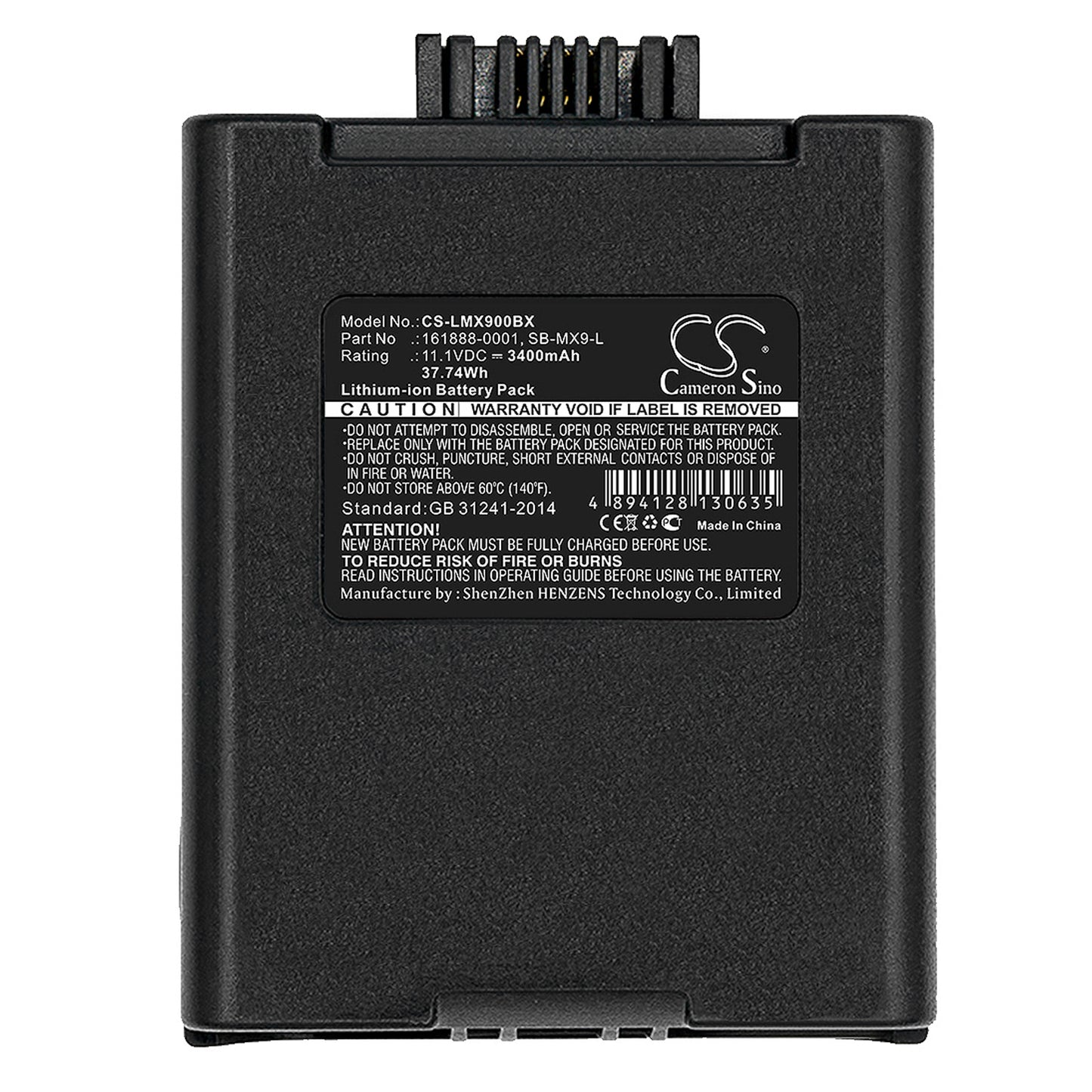 Replacement Battery for LXE | Honeywell | ITRON MX9 – Barcode Scanner – 3400mAh / 11.1V - image 3