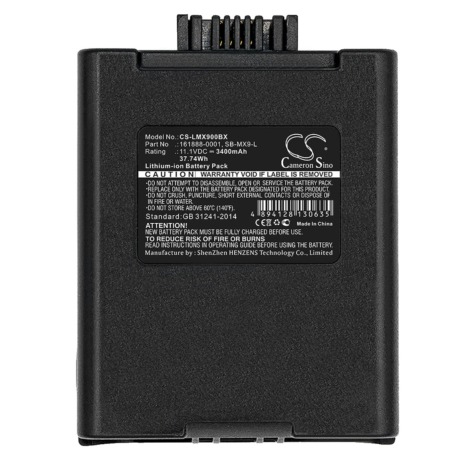 Replacement Battery for LXE | Honeywell | ITRON MX9 – Barcode Scanner – 3400mAh / 11.1V - image 3