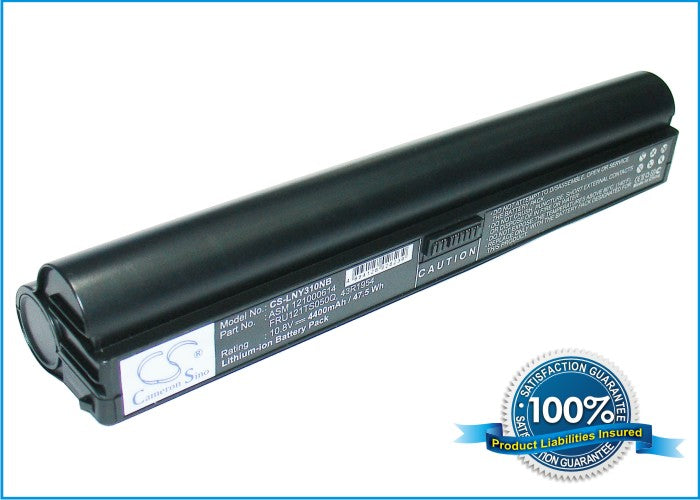 Replacement Battery for Lenovo 3000 Y310 7756 – Notebook, Laptop – 4400mAh / 10.8V - image 1