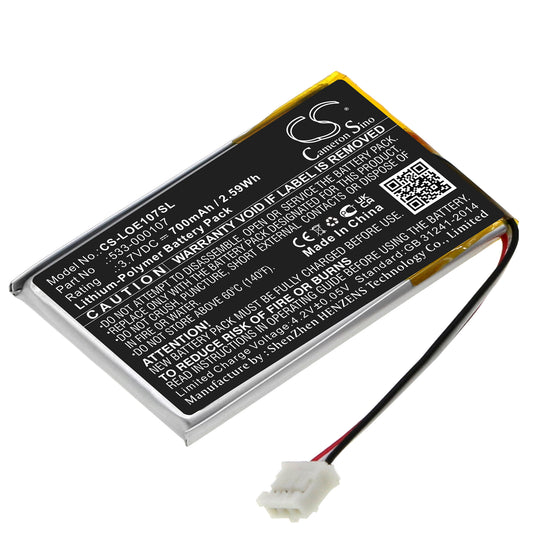 Replacement Battery for Logitech Far East – Speaker – 700mAh / 3.7V