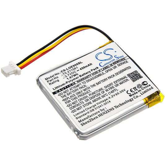Replacement Battery for Logitech UE9000 – Wireless Headset – 450mAh / 3.7V