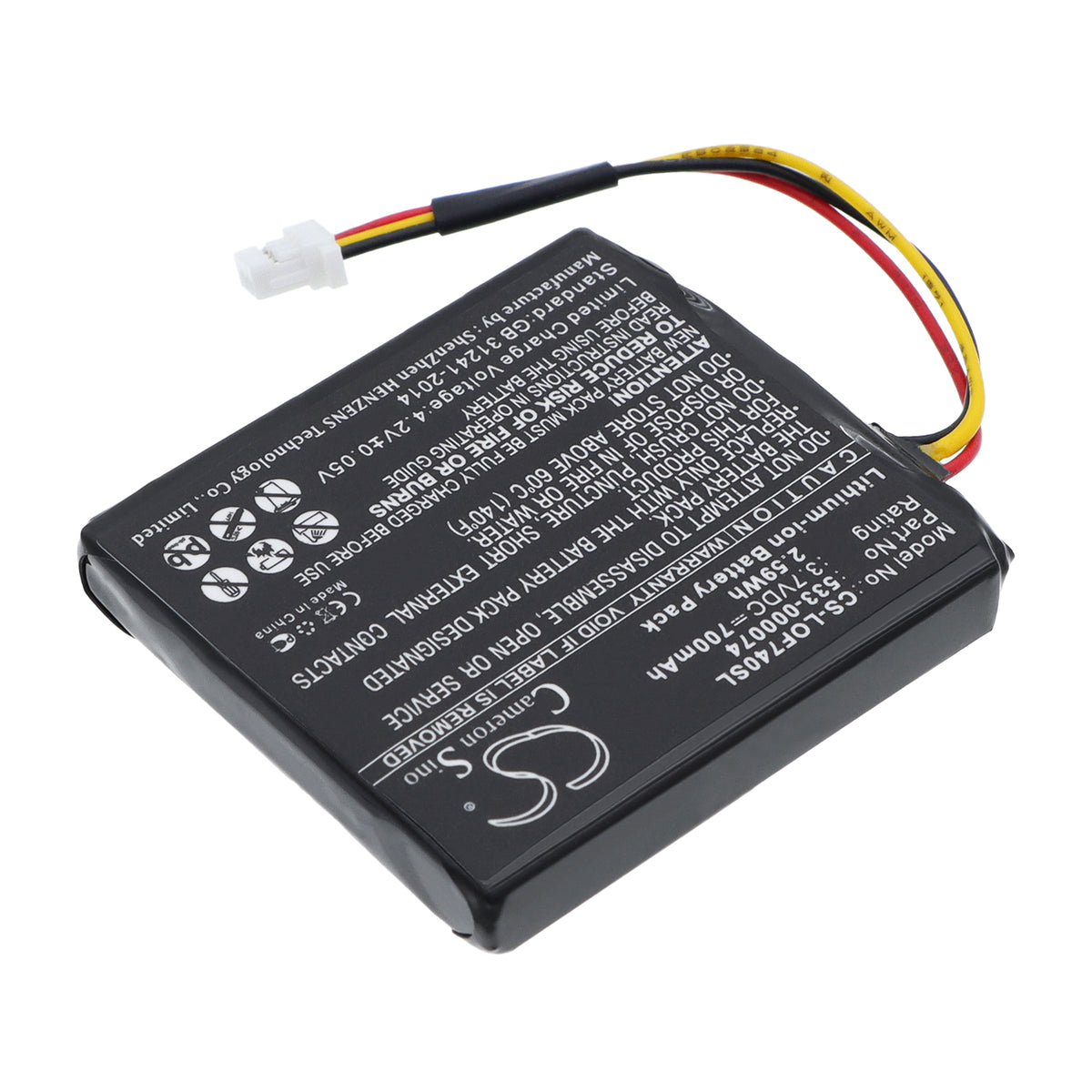 Replacement Battery for Logitech G930 – Wireless Headset – 700mAh / 3.7V