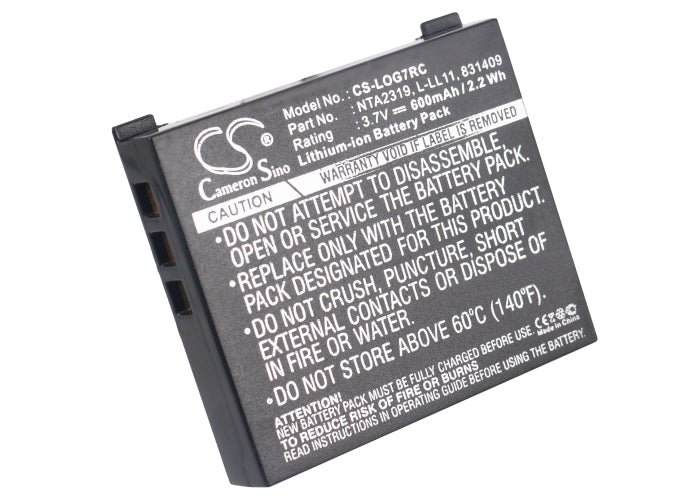 Replacement Battery for Logitech MX Air – Keyboard,Mouse – 600mAh / 3.7V