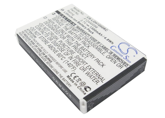 Replacement Battery for Logitech Harmony 1000 Remote – Remote Control – 1300mAh / 3.7V
