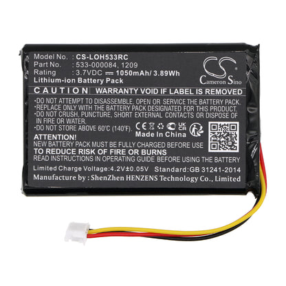 Replacement Battery for Logitech Harmony Touch – Remote Control – 1050mAh / 3.7V