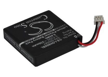 Replacement Battery for Logitech  H800 – Wireless Headset – 230mAh/0.85Wh / 3.7V