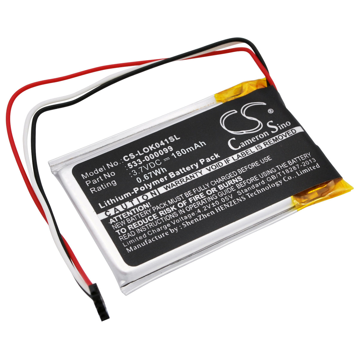 Replacement Battery for Logitech Keys-To-Go – Keyboard,Mouse – 180mAh / 3.7V