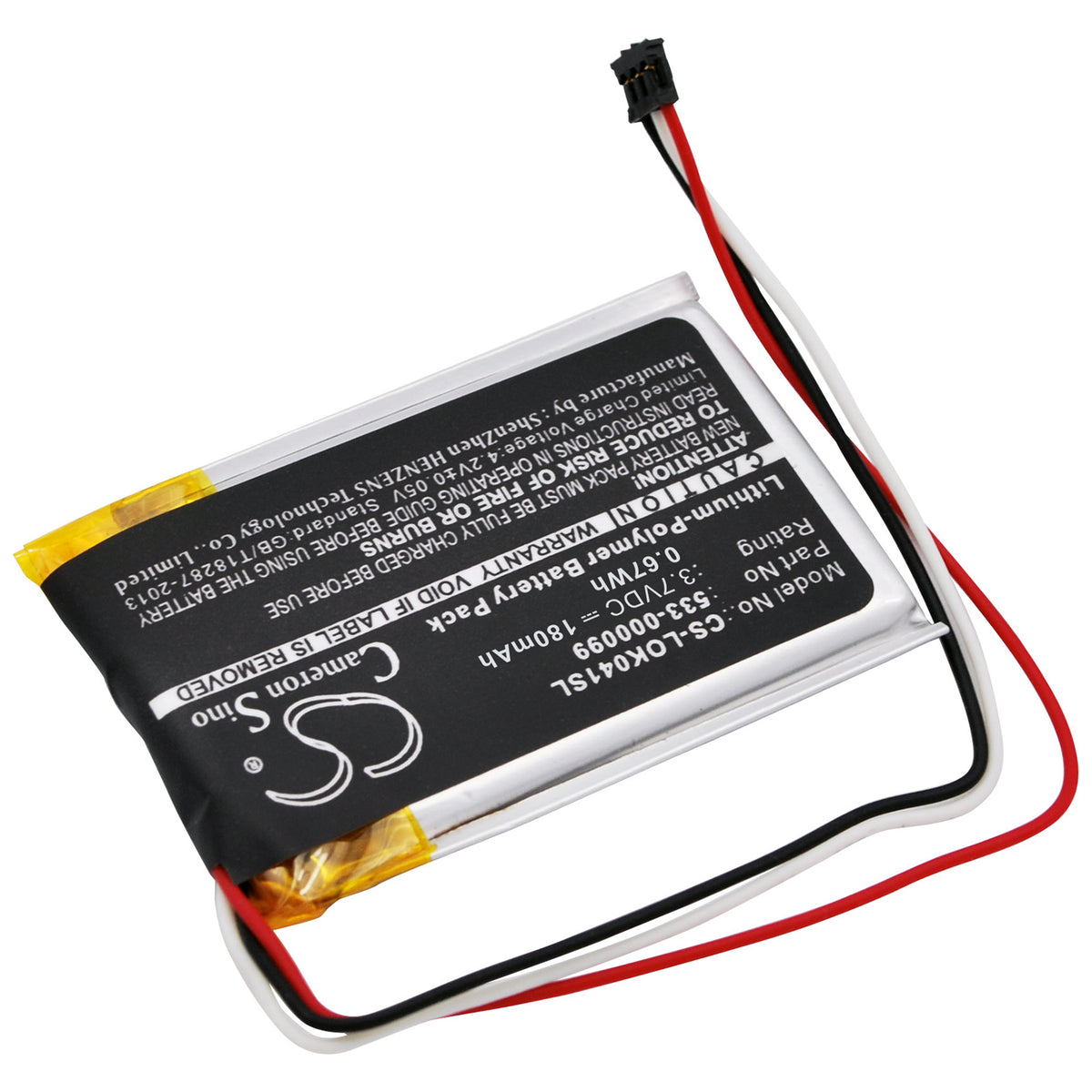 Replacement Battery for Logitech Keys-To-Go – Keyboard,Mouse – 180mAh / 3.7V