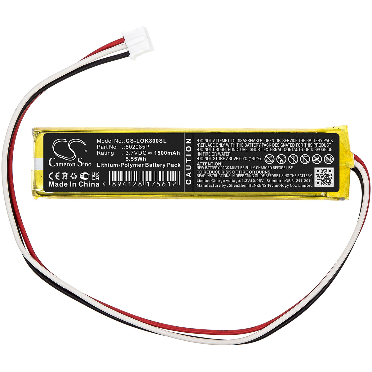 Replacement Battery for Logitech K800 – Keyboard,Mouse – 1500mAh / 3.7V