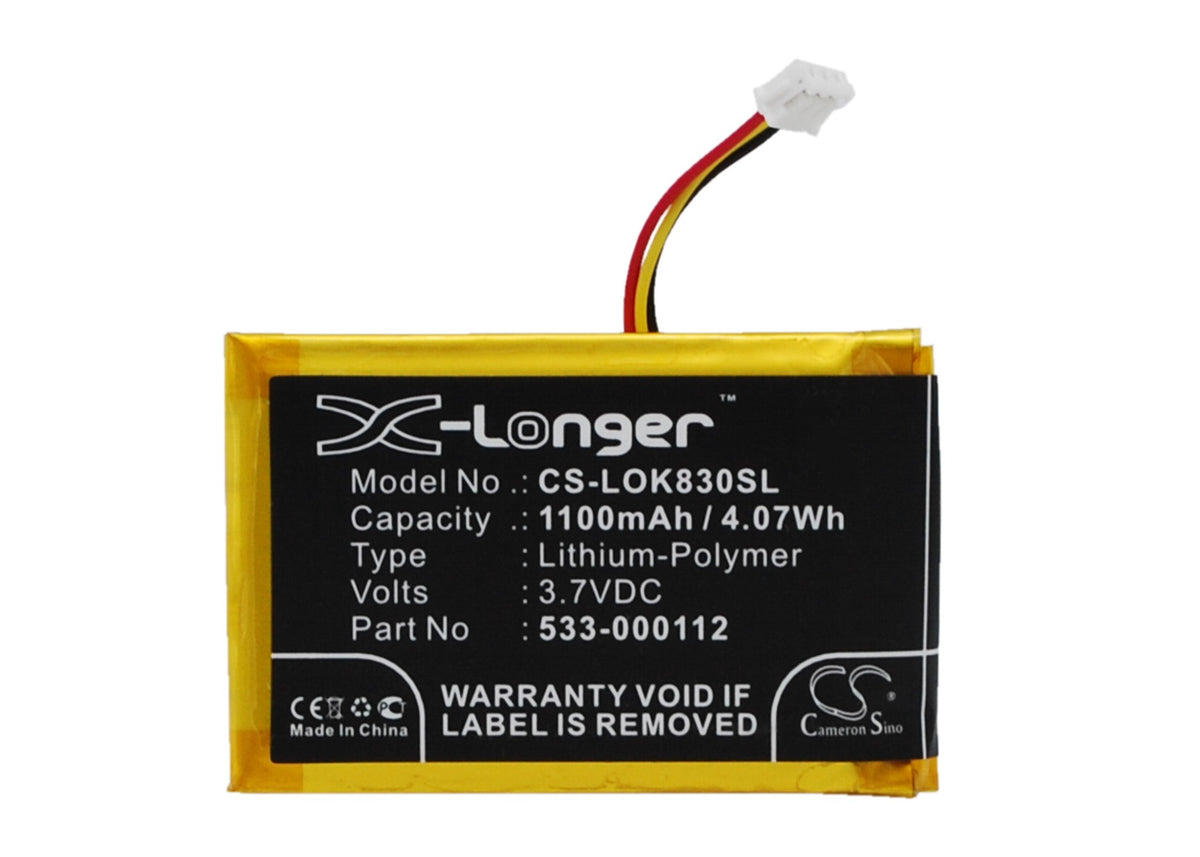 Replacement Battery for Logitech IIIuminated Living-Room Keyboard K830 – Keyboard,Mouse – 1100mAh / 3.7V