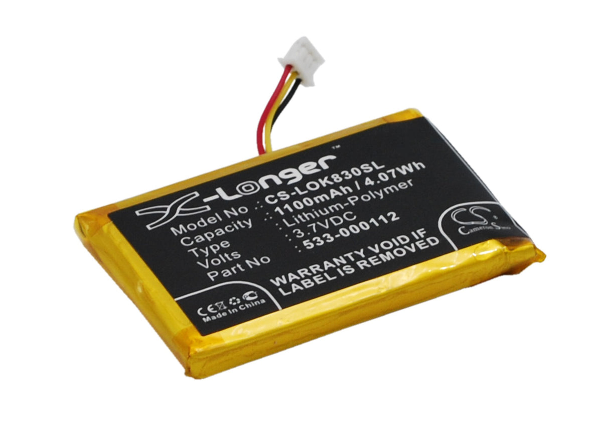 Replacement Battery for Logitech IIIuminated Living-Room Keyboard K830 – Keyboard,Mouse – 1100mAh / 3.7V