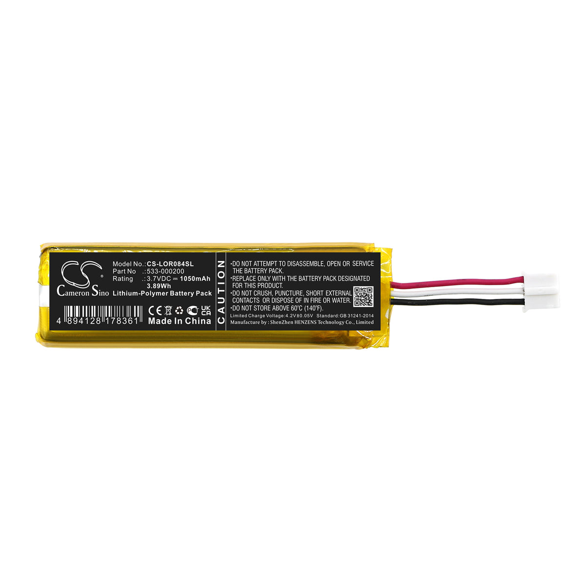 Replacement Battery for Logitech MX KEYS Mini – Keyboard,Mouse – 1050mAh / 3.7V