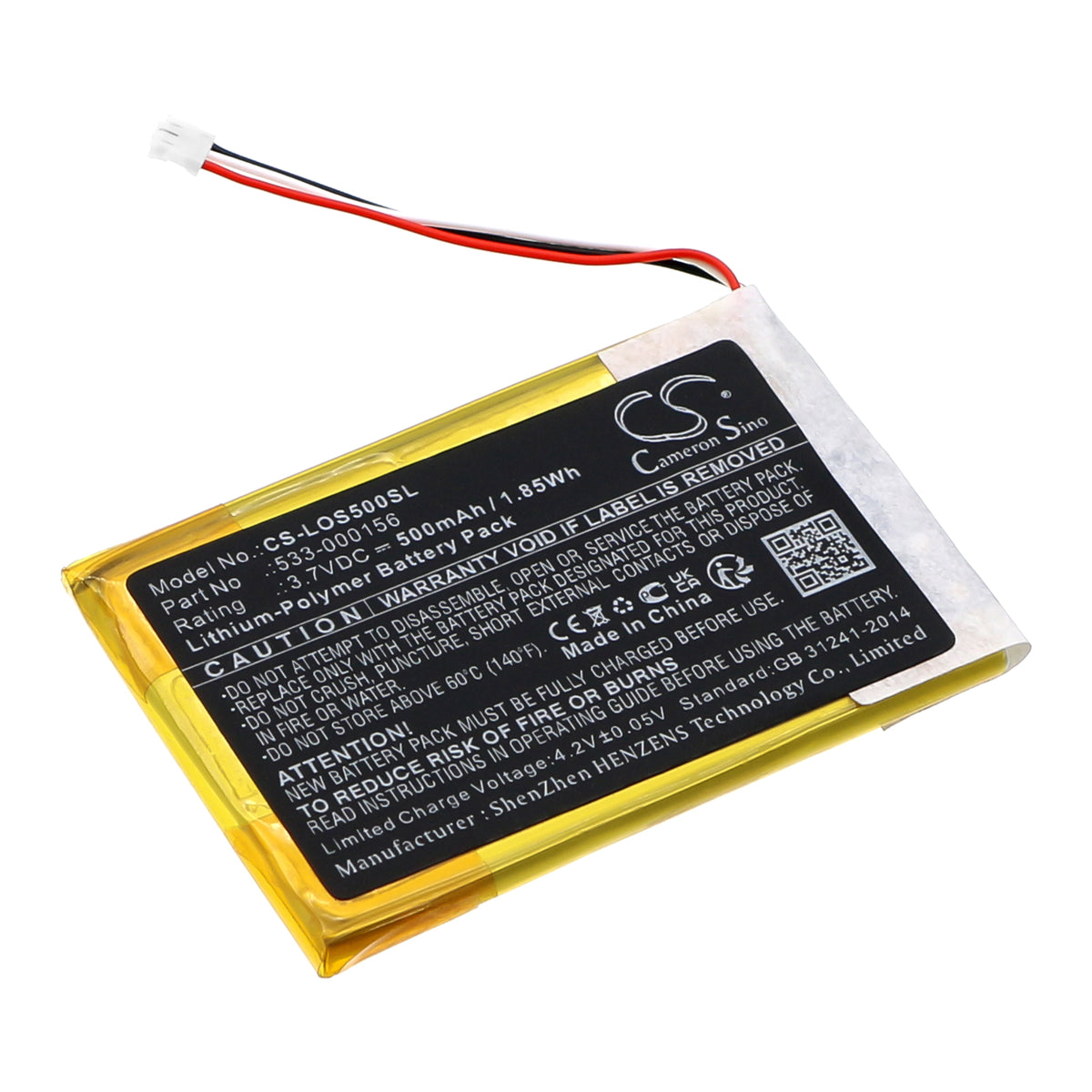 Replacement Battery for Logitech Slim Combo – Keyboard,Mouse – 500mAh / 3.7V