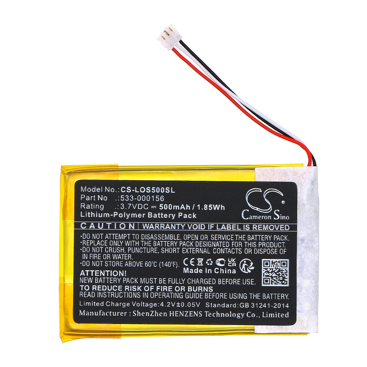 Replacement Battery for Logitech Slim Combo – Keyboard,Mouse – 500mAh / 3.7V