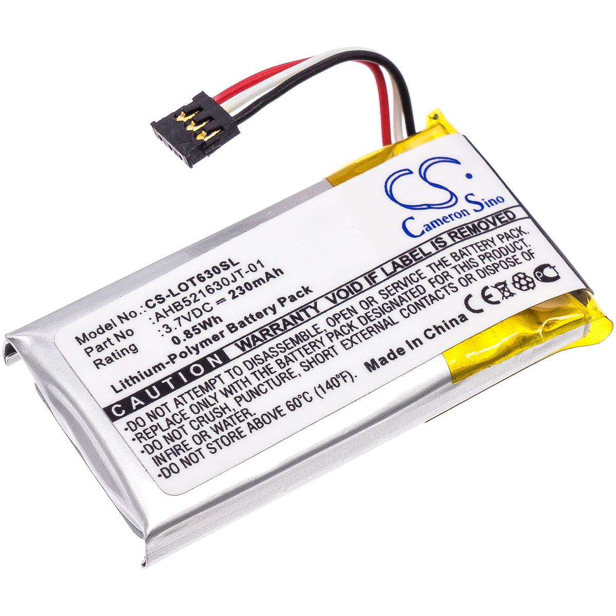 Replacement Battery for Logitech N-R0044 – Keyboard,Mouse – 230mAh / 3.7V