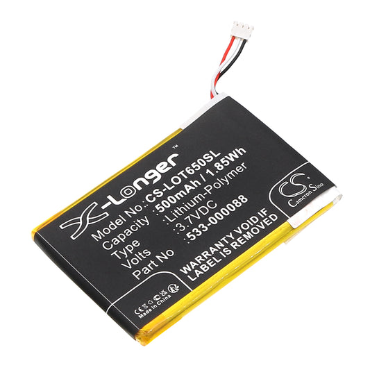 Replacement Battery for Logitech | Teufel Touchpad T650 – Remote Control – 500mAh / 3.7V