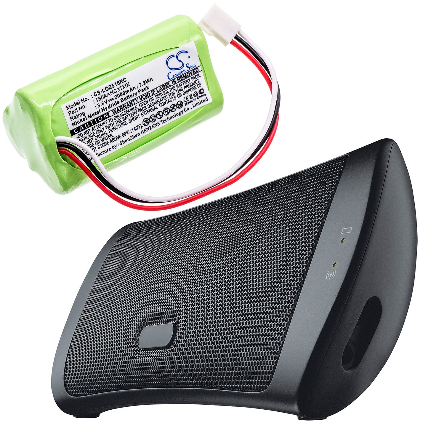 Replacement Battery for Logitech  S315i – 2000mAh / 7.20Wh
