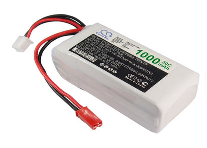 Replacement Battery for RC  CS-LP1003C30RT – Cars – 1000mAh / 11.10Wh / 11.1V