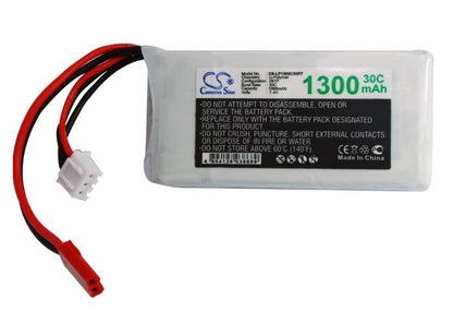 Replacement Battery for RC  CS-LP1302C30RT – Heli/Airplane – 1300mAh / 9.62Wh / 7.4V