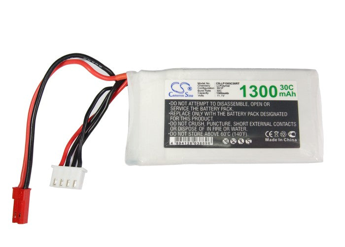 Replacement Battery for RC  CS-LP1303C30RT – Remote control  – 1300mAh / 14.43Wh / 11.1V