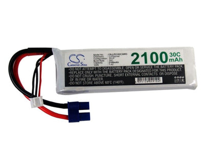 Replacement Battery for RC  CS-LP2102C30R3 – Heli/Airplane – 2100mAh / 15.54Wh / 7.4V