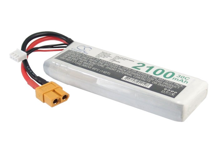Replacement Battery for RC  CS-LP2102C30R5 – Heli/Airplane – 2100mAh / 15.54Wh / 7.4V