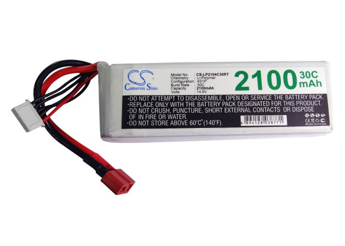Replacement Battery for RC  CS-LP2104C30RT – Cars – 2100mAh / 31.08Wh / 14.8V
