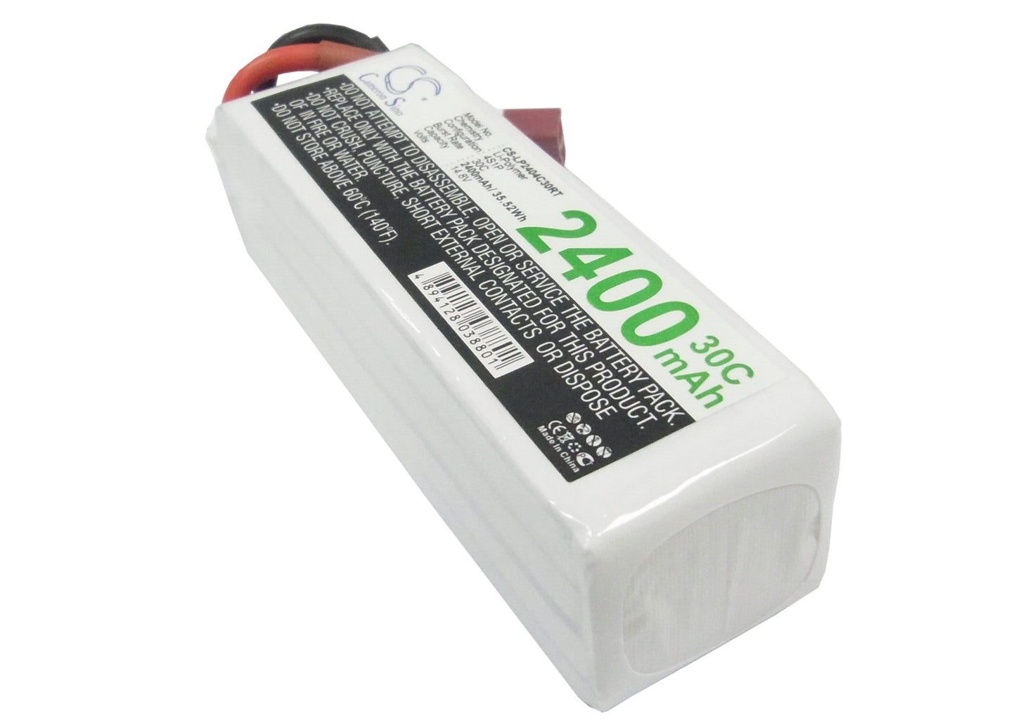 Replacement Battery for RC  CS-LP2404C30RT – Cars – 2400mAh / 35.52Wh / 14.8V