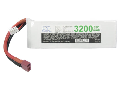 Replacement Battery for RC  CS-LP3203C35RT – Cars – 3200mAh / 35.52Wh / 11.1V