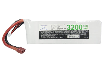 Replacement Battery for RC  CS-LP3204C35RT – Heli/Airplane – 3200mAh / 47.36Wh / 14.8V