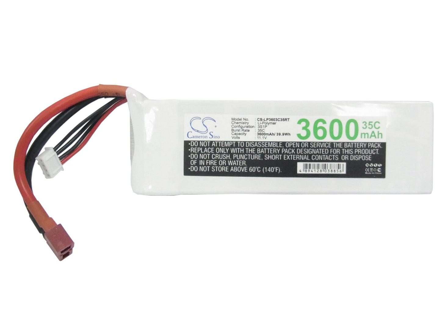Replacement Battery for RC  CS-LP3603C35RT – Remote control  – 3600mAh / 39.96Wh / 11.1V
