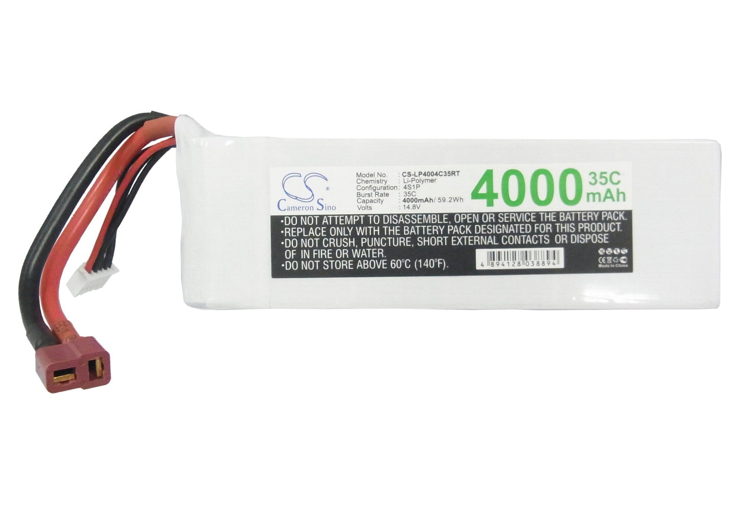 Replacement Battery for RC  CS-LP4004C35RT – Remote control  – 4000mAh / 59.20Wh / 14.8V