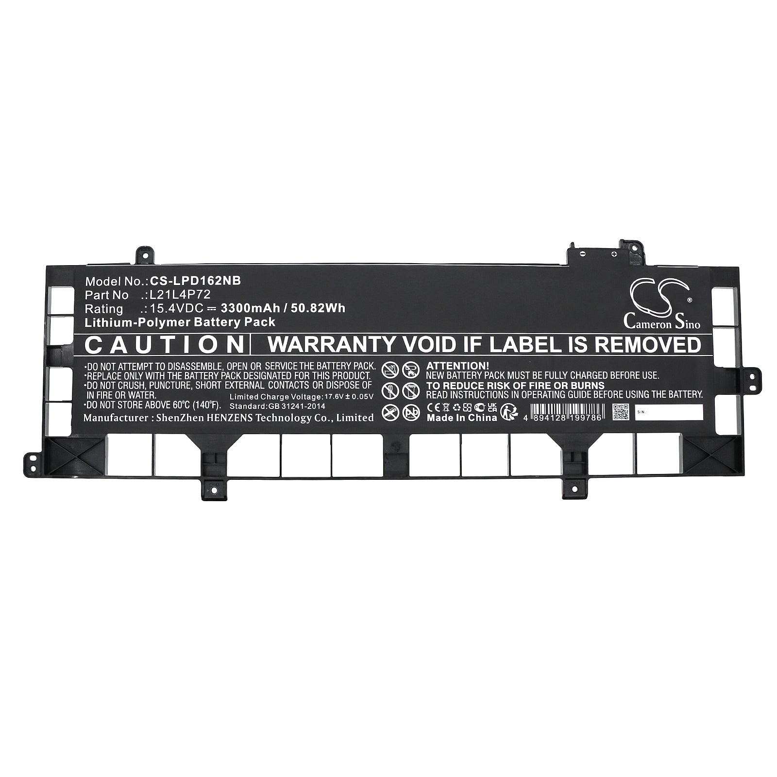 Replacement Battery for Lenovo ThinkPad P16s Gen 2(Intel)21HK0002VN – Notebook, Laptop – 3300mAh / 15.4V - image 3