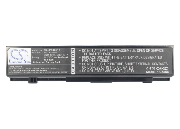 Replacement Battery for LG  Aurora ONOTE S430 – Notebook, Laptop – 4400mAh / 48.84Wh / 11.1V