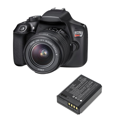 Replacement Battery for Canon EOS 1100D – Camera – 1000mAh / 7.4V