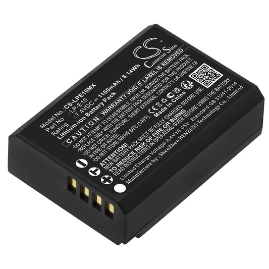 Replacement Battery for Canon EOS 1100D – Camera – 1100mAh / 7.4V