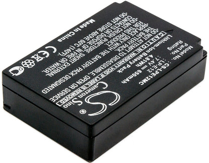 Replacement Battery for Canon  EOS 100D – Camera – 650mAh / 4.81Wh / 7.4V