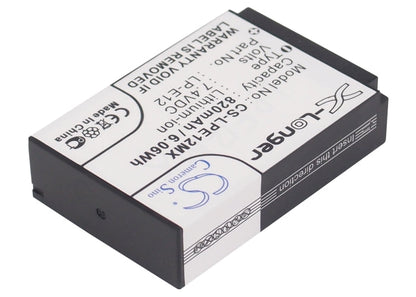 Replacement Battery for Canon  EOS 100D – Camera – 820mAh / 6.07Wh / 7.4V