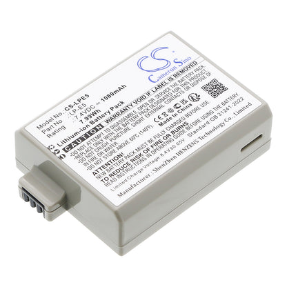 Replacement Battery for Canon EOS 450D – Camera – 1080mAh / 7.4V
