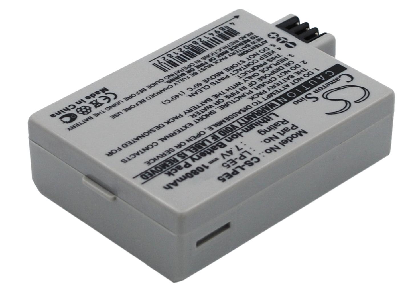 Replacement Battery for Canon  EOS 1000D – Camera – 1080mAh/7.99Wh / 7.4V