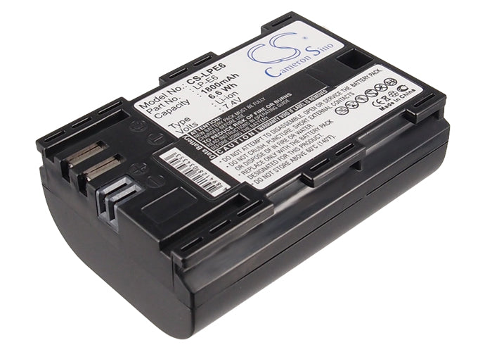 Replacement Battery for Canon  5D Mark III – Camera – 1800mAh / 13.32Wh / 7.4V