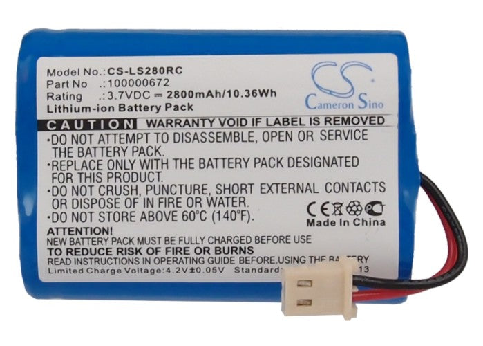 Replacement Battery for LifeShield WGC1000 – Remote Control – 2800mAh / 3.7V