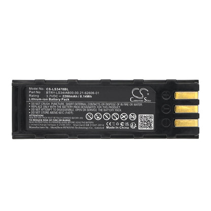 Replacement Battery for Motorola  – Barcode Scanner – 2200mAh / 8.14Wh / 3.7V