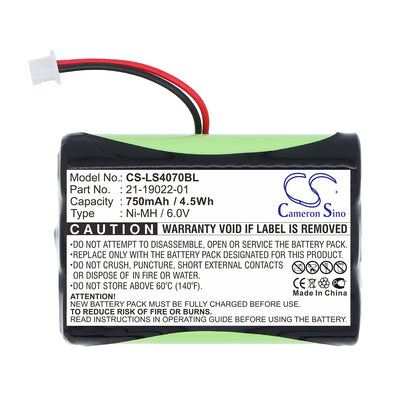 Replacement Battery for Symbol LS4070 – Barcode Scanner – 750mAh / 6V