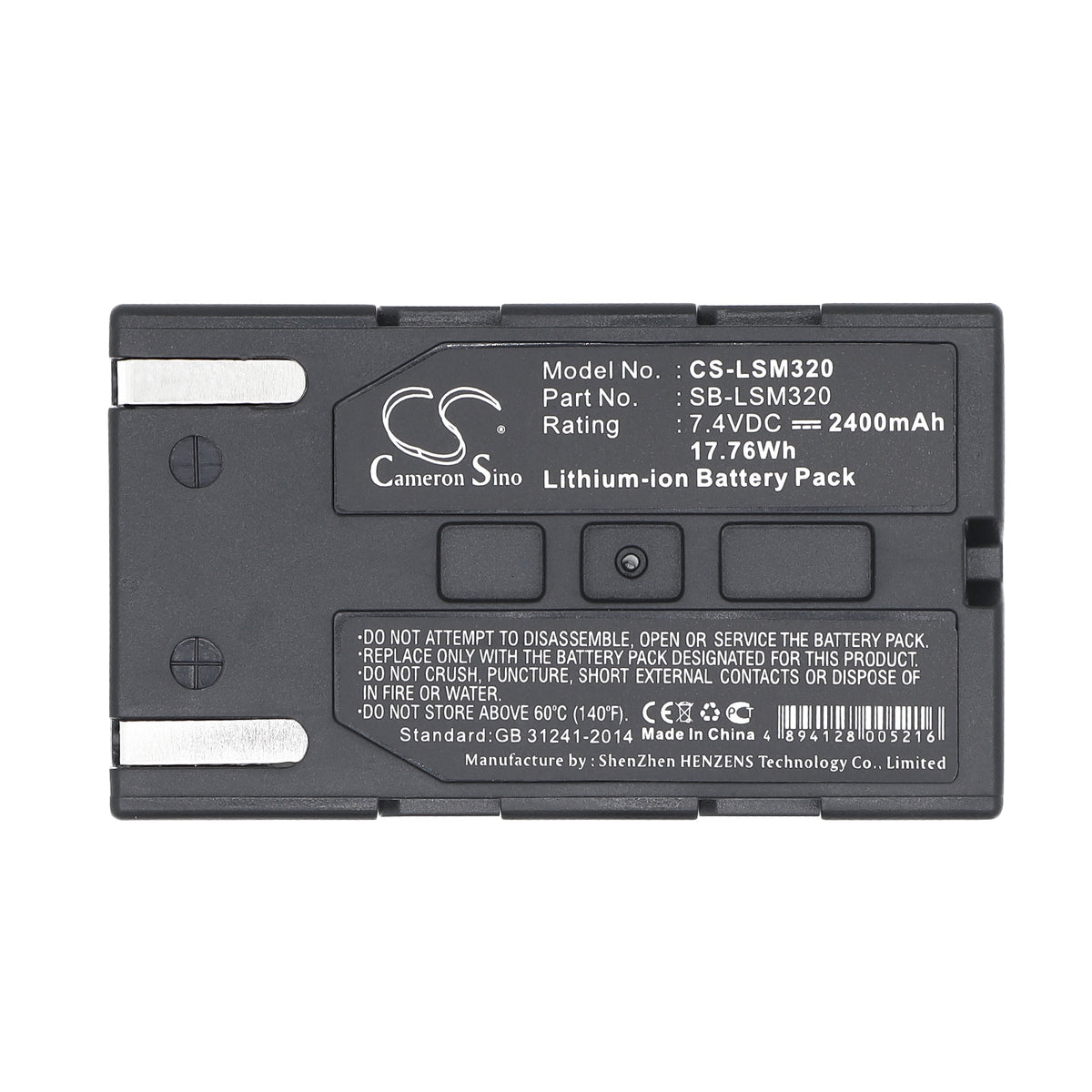 Replacement Battery for Samsung VP-D351i – Camera – 2400mAh / 7.4V