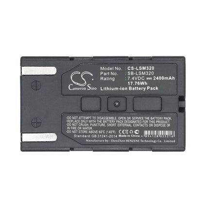 Replacement Battery for Samsung VP-D351i – Camera – 2400mAh / 7.4V