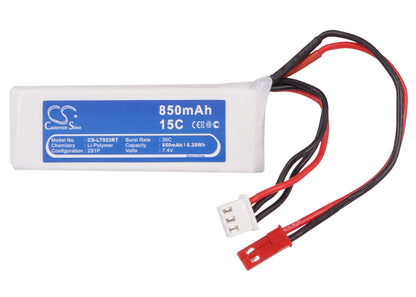 Replacement Battery for RC  CS-LT923RT – Heli/Airplane – 850mAh / 6.29Wh / 7.4V