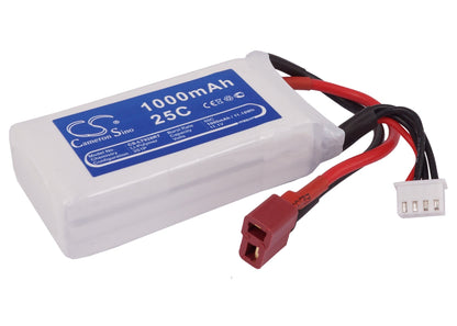 Replacement Battery for RC  CS-LT928RT – Heli/Airplane – 1000mAh / 11.10Wh / 11.1V