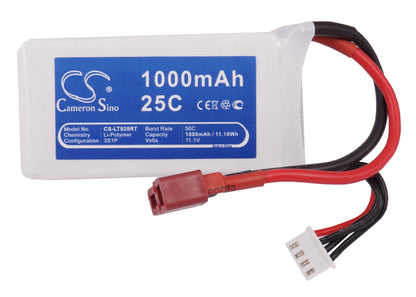 Replacement Battery for RC  CS-LT928RT – Heli/Airplane – 1000mAh / 11.10Wh / 11.1V