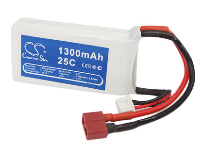 Replacement Battery for RC  CS-LT929RT – Heli/Airplane – 1300mAh / 9.62Wh / 7.4V